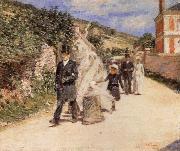 Theodore Robinson The Wedding March France oil painting artist